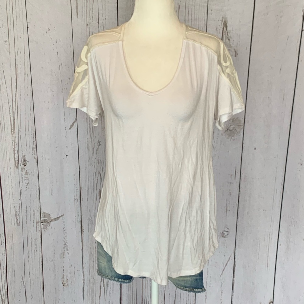 Women’s BKE Red V-Neck Top